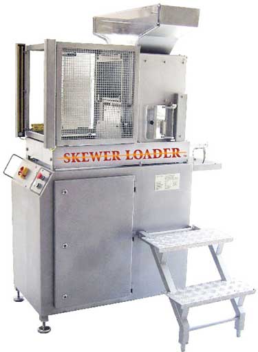 Skewer Loader, Kebob Systems technology, semi-automatic Kebob making machines